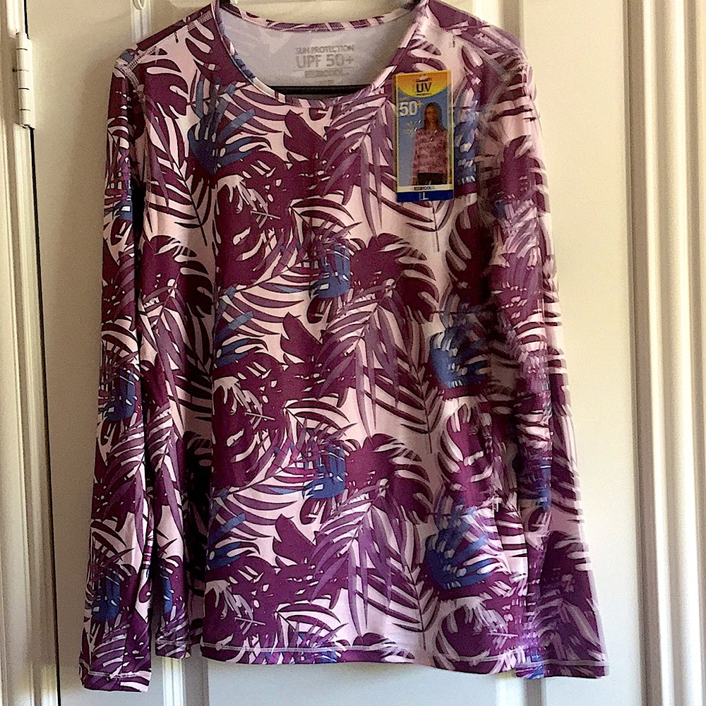 32 DEGREES COOL SWIM SUN TEE UPF 50+ SIZE L